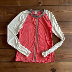 GUY HARVEY Coral Long Sleeve Swim Shirt Top Size Medium
